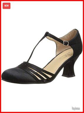 Vintage 1920s T-Strap Pump Heeled Dance Party Shoes